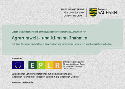 Logokombi: Sachsen: AUK-2014 _ ELER, EU: EPLR <www.eler.sachsen.de>